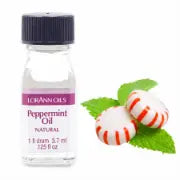 Peppermint Oil, natural- 1 fl dram, 3.7 ml, .125 fl oz