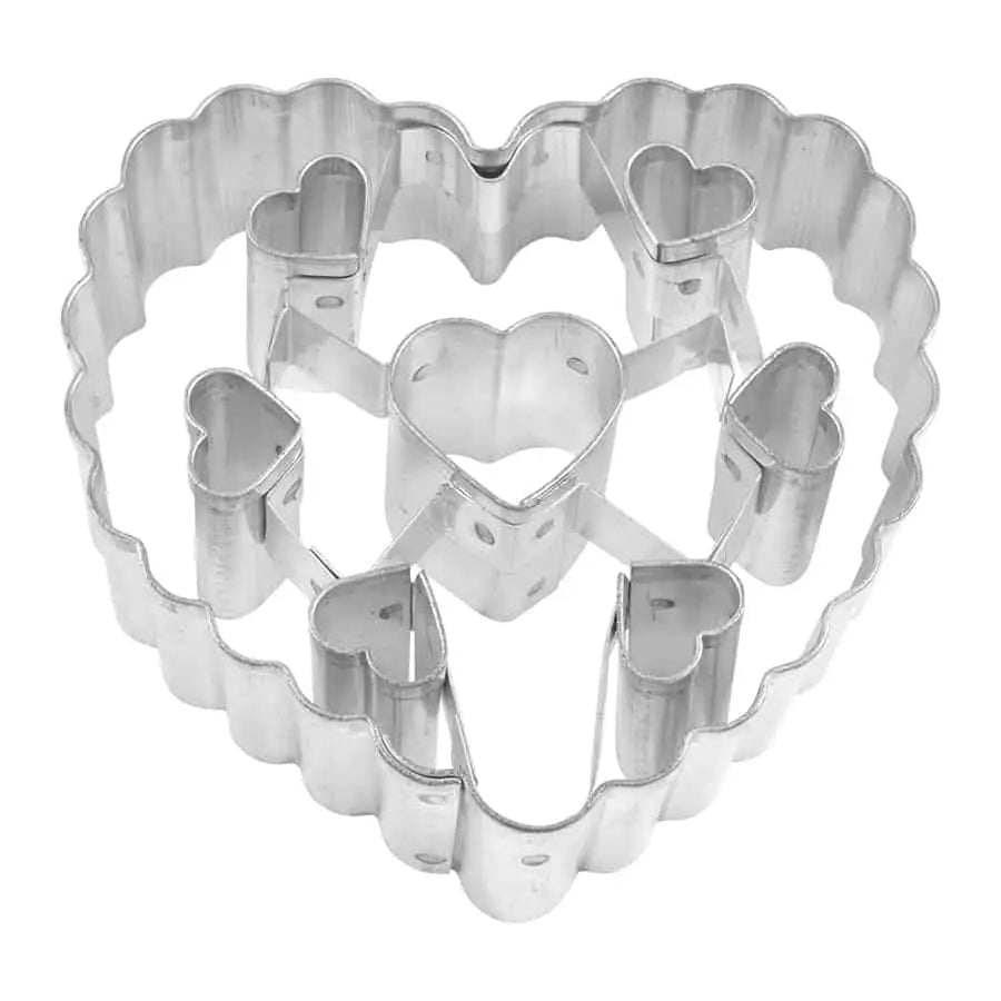 Heart with Embossed Heart Details, 3"- R&M