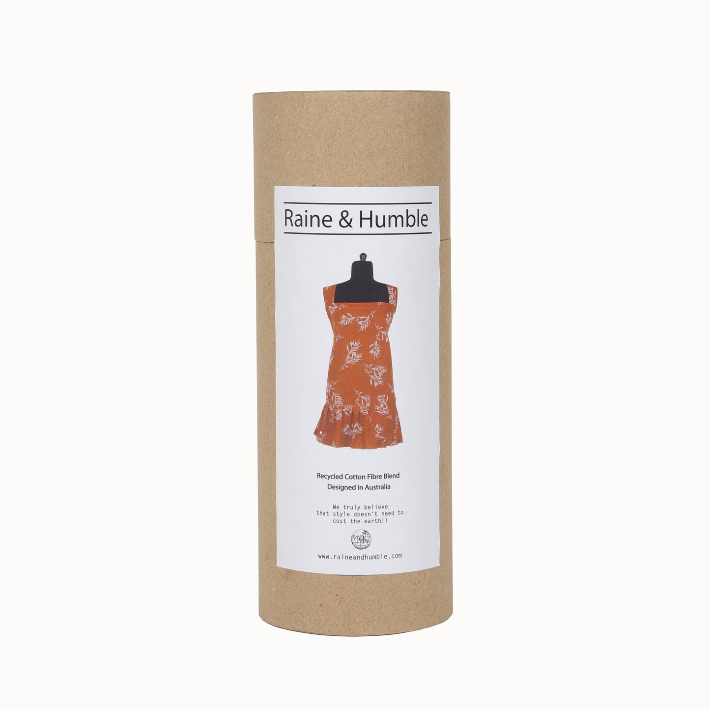 Ruffled Pinafore Olives Apron - Cinnamon- Raine & Humble