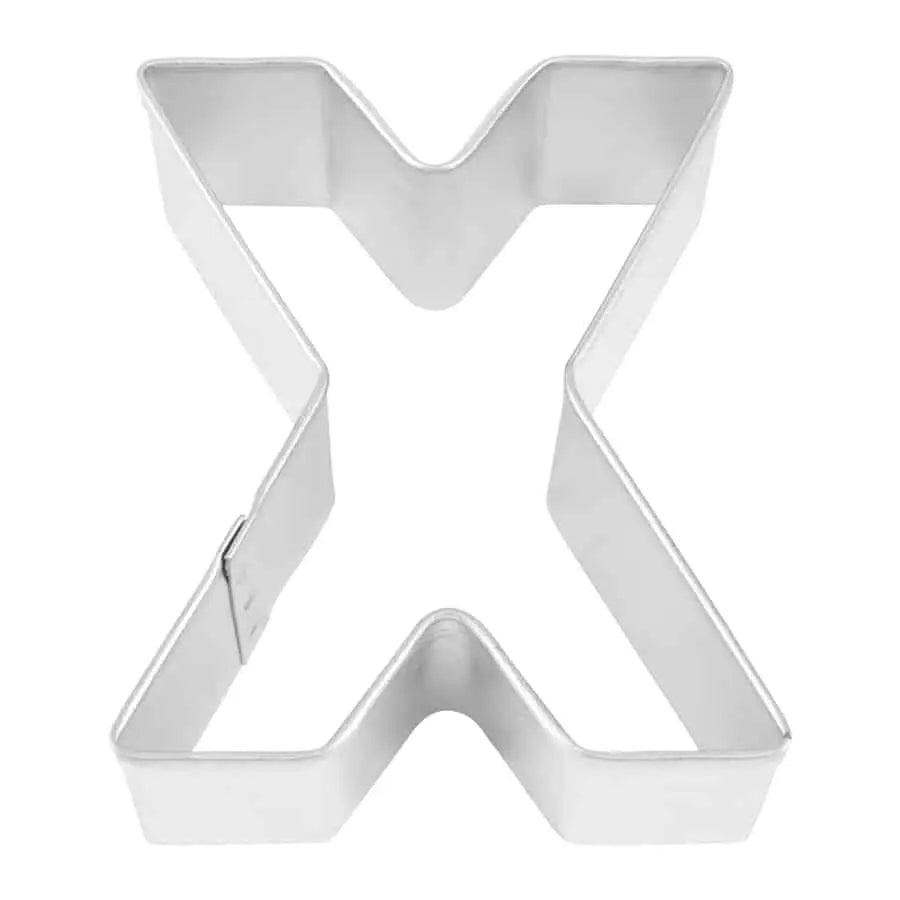 Letter X Cookie Cutter, 3"- R&M