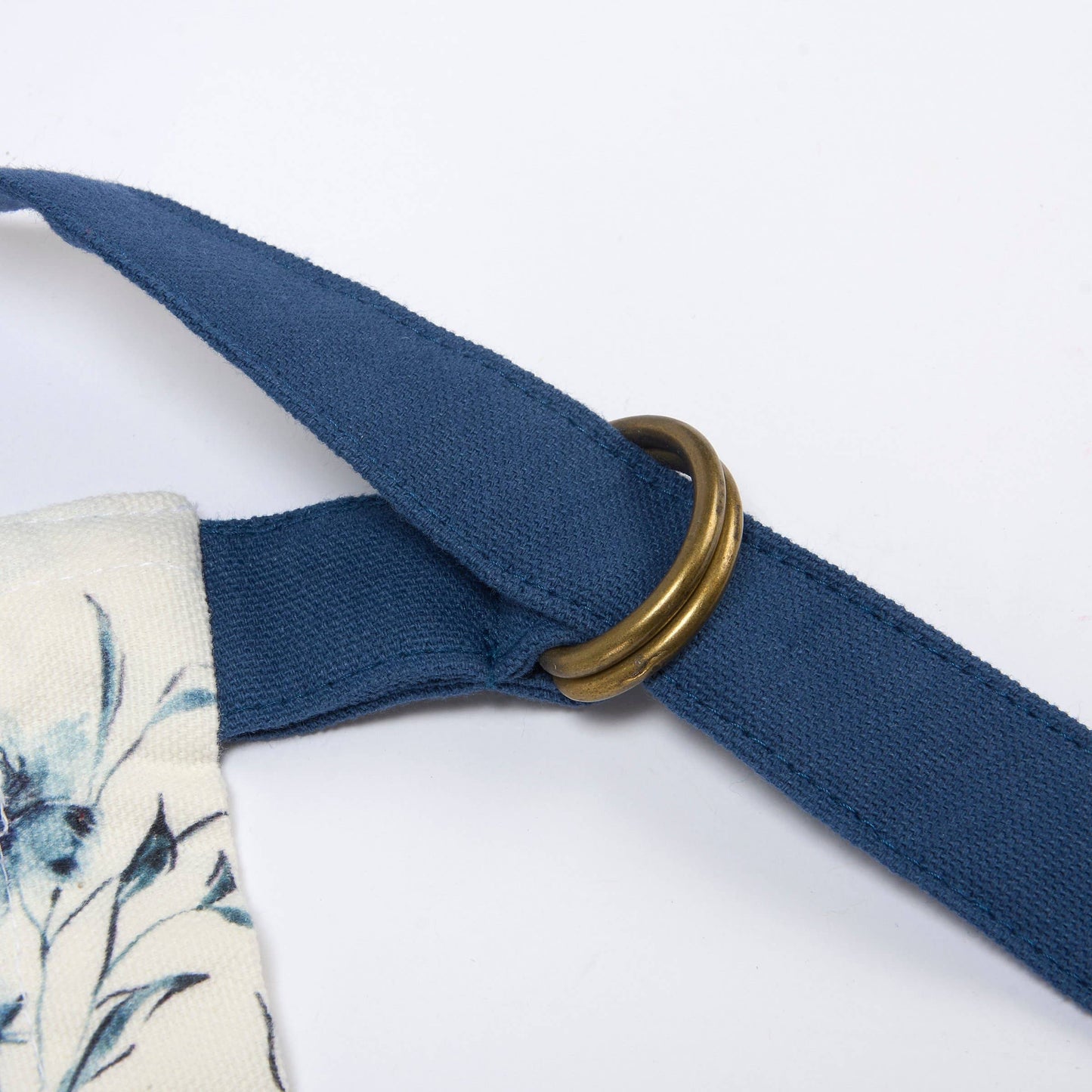 Blue Floral Apron - Primitives by Kathy