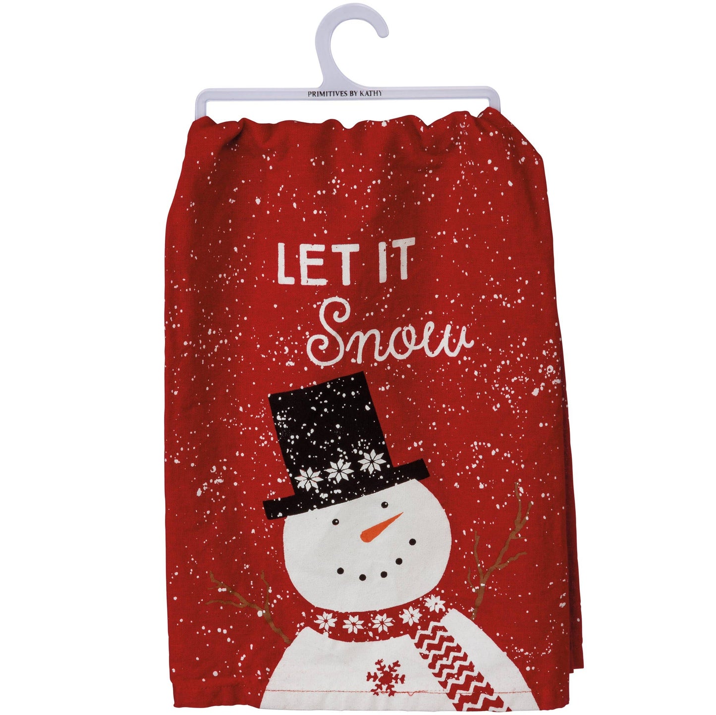 Let It Snow Nordic Kitchen Towel - Primitives by Kathy