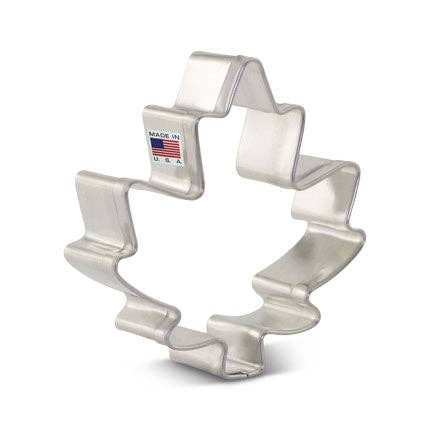 Mini Maple Leaf Cookie Cutter, 2.25" - Ann Clark