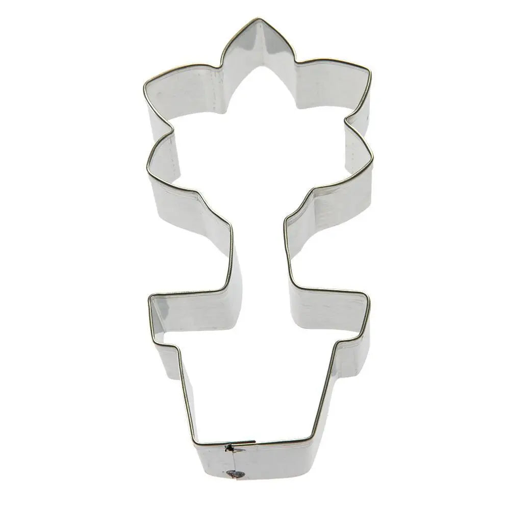 Potted Flower Cookie Cutter, 3.75"