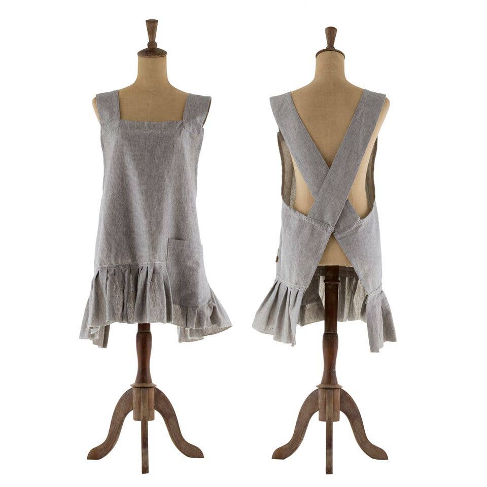 Chambray Raven Apron - Raine & Humble