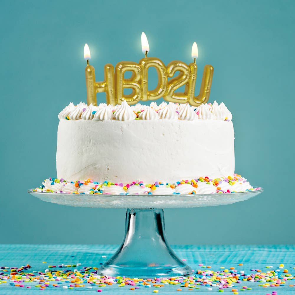 HBD2U LIGHTEN UP Party Candles - Fred & Friends