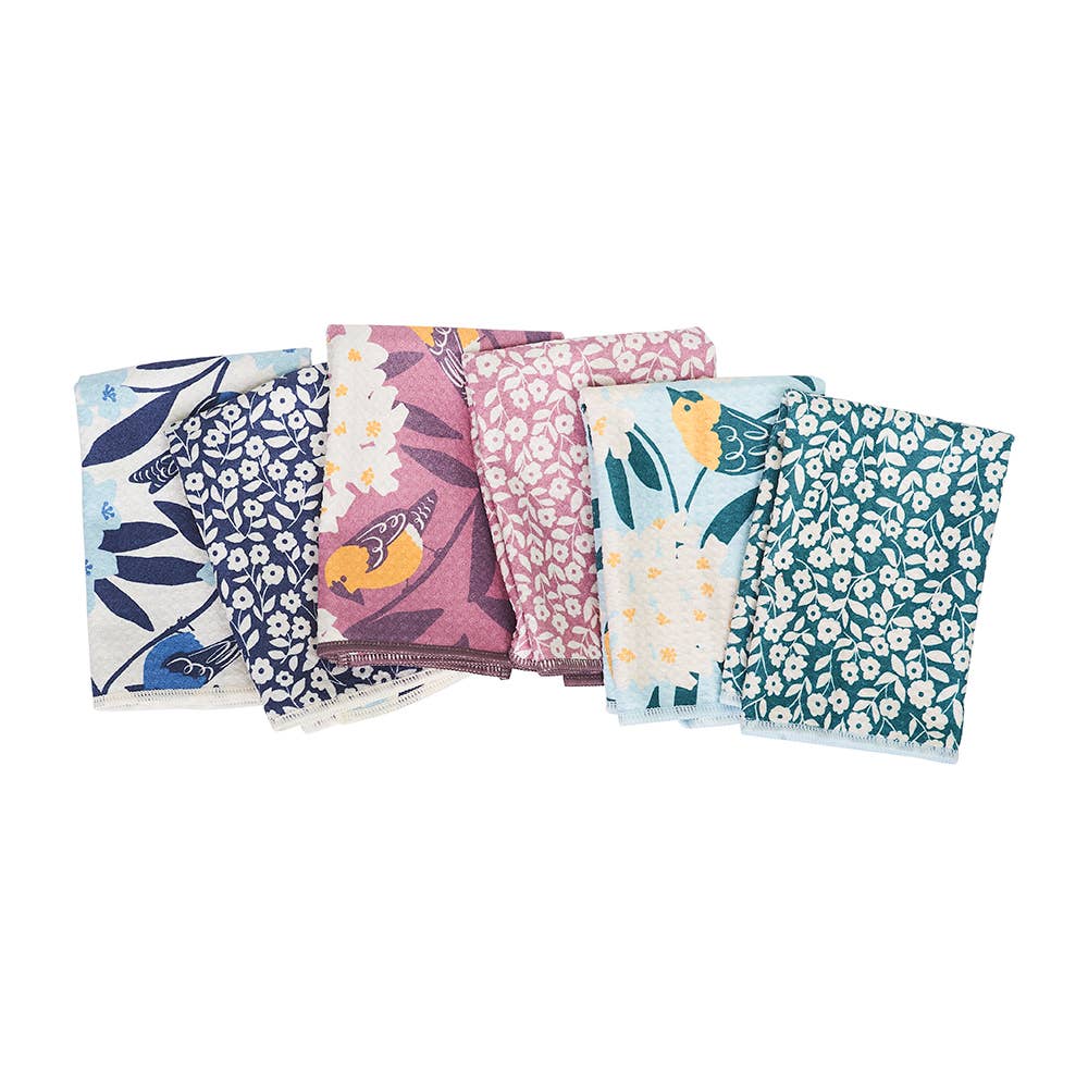 Nuthatch Birdsong, Plum Mighty Mini Towel (Set of 3)-Once Again Home Co.
