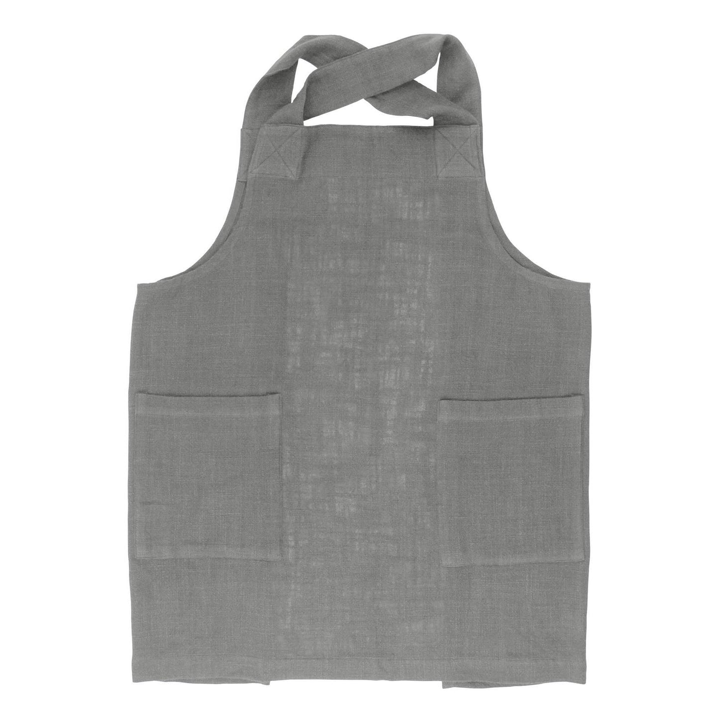 Cotton Baker’s Smock Apron, Gray- Mrs. Anderson’s Baking