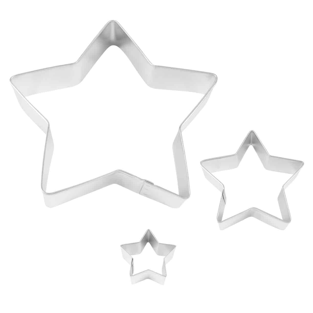 Star Cutters 3 PC Cookie Cutter Nested Set - R&M International