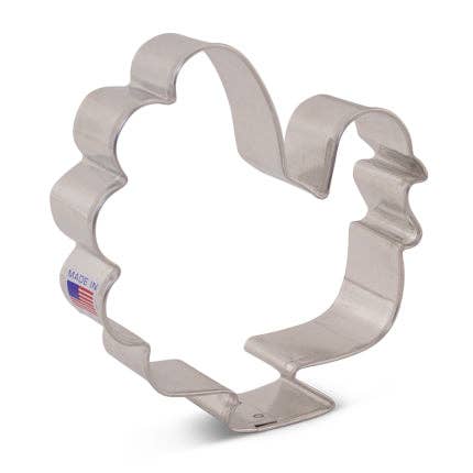 Turkey Cookie Cutter, 3 5/8"- Ann Clark