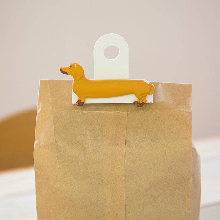 Dachshund Dog Bag Clips - Kikkerland Design Inc