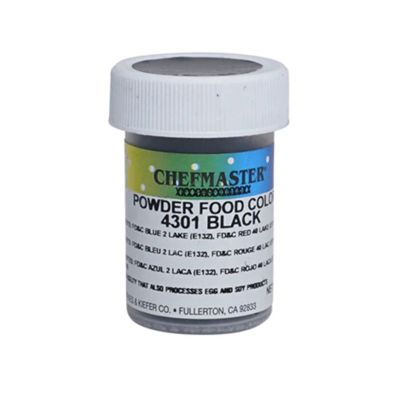 Black Powdered Food Coloring, 3 grams- Chefmaster