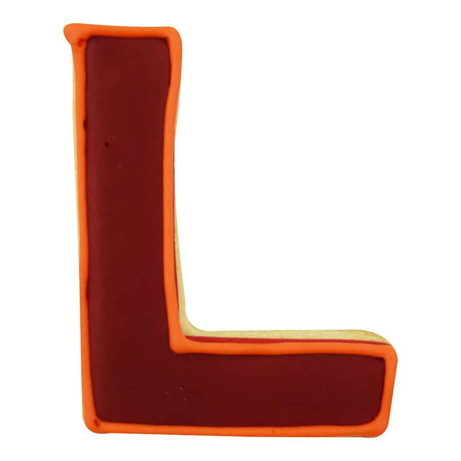 Letter L Cookie Cutter, 3"- R&M