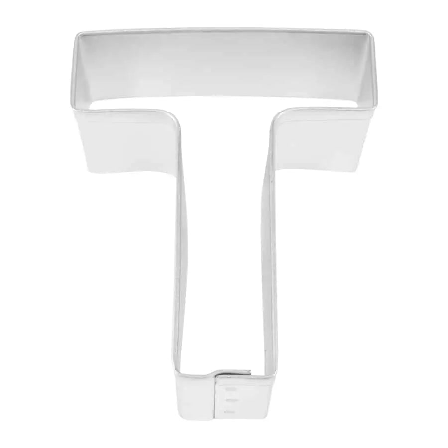 Letter T Cookie Cutter, 3"- R&M