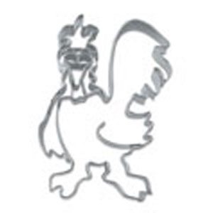 Rooster Cookie Cutter with Embossed Details, 3.5"