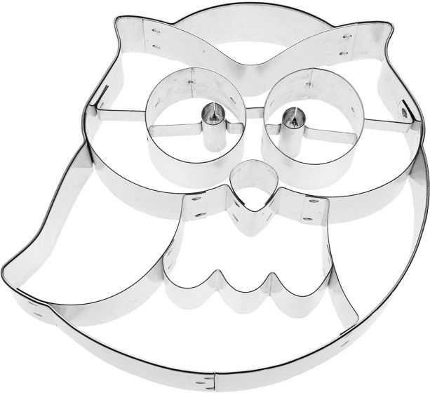 Owl with Embossed Details, 3.75"