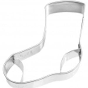 Sock with Embossed Details Cookie Cutter, 2"- Stadter