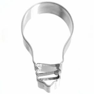 Light Bulb with Embossed Details, 2.5"- Stadter