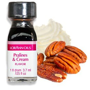 Pralines and Cream Flavor, 1 fl dram, 3.7 ml, .125 ml- LorAnn's