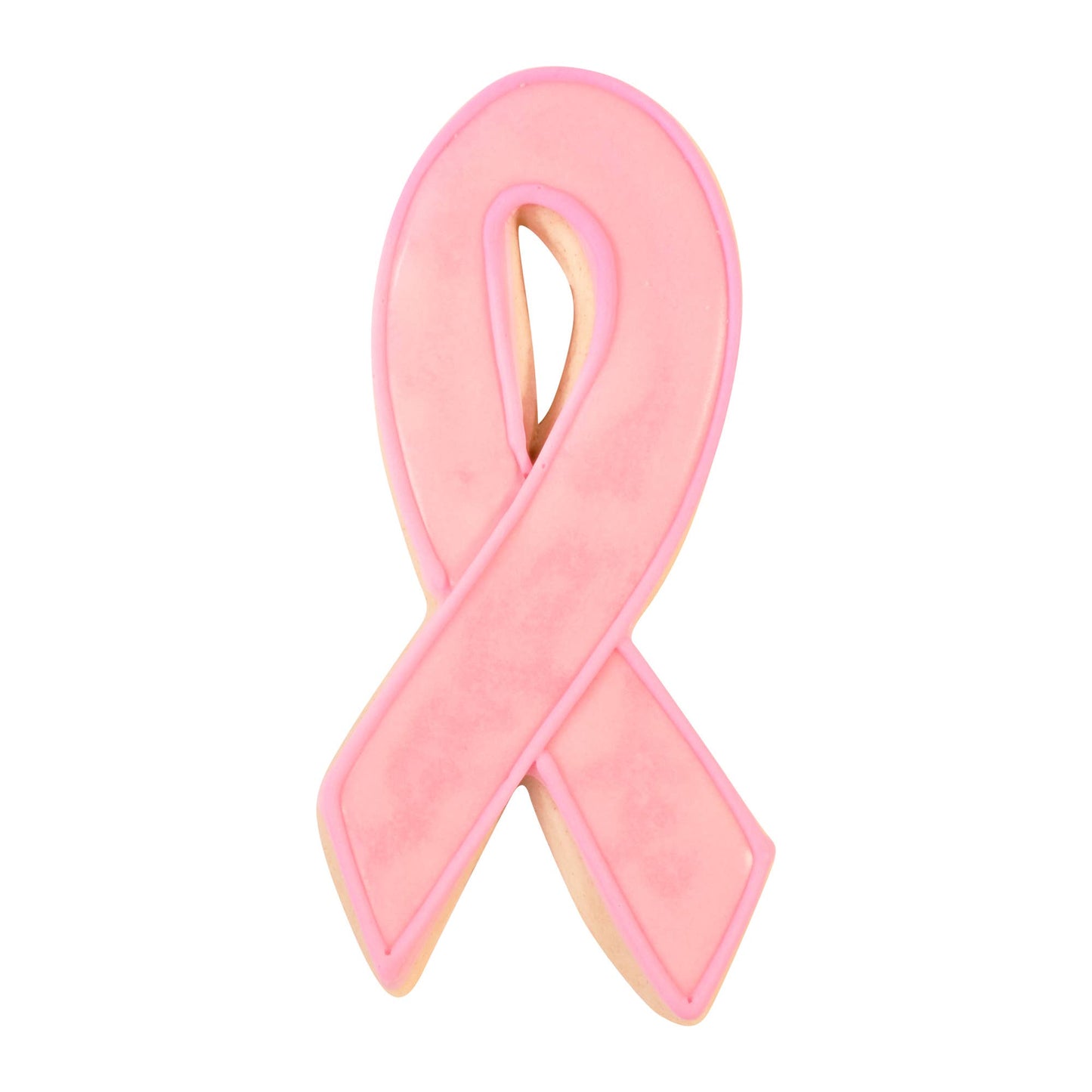 Ribbon Cookie Cutter, Pink Polyresin, 3.75"- R&M