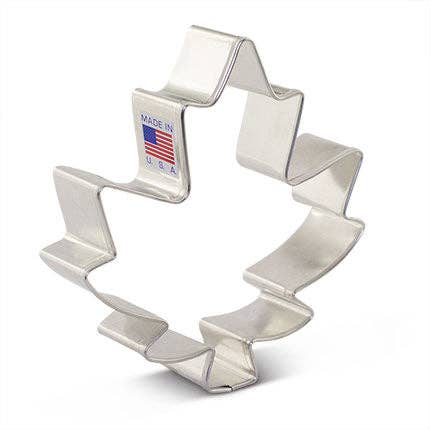 Large Maple Leaf Cookie Cutter, 3.75" - Ann Clark