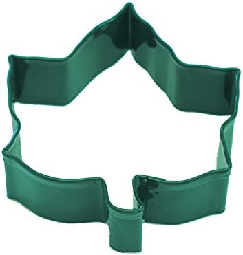 Ivy Leaf Cookie Cutter, Green Polyresin, 4"- R&M