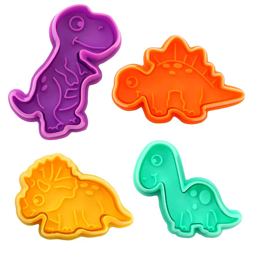 Dinosaur Pastry & Cookies Stampers Set of 4 - R&M
