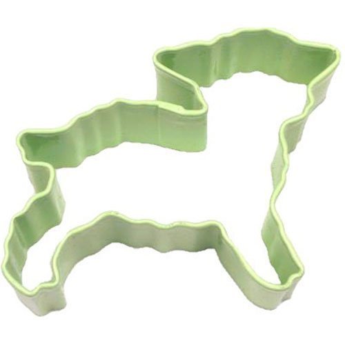 Lamb Cookie Cutter, light green polyresin, 3"- R&M