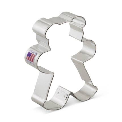 Teddy Bear Cookie Cutter (4.25")- Ann Clark