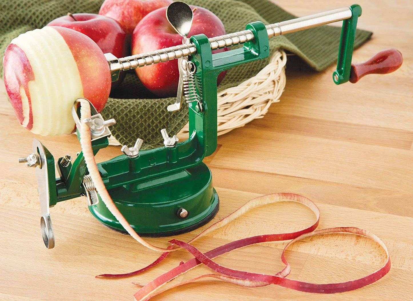 Apple Peeling Machine with Suction Base,9.5"x 4"x 6" - Fox Run