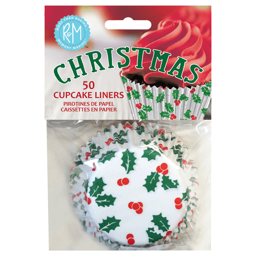 Cupcake Liners Christmas /50 - R&M International