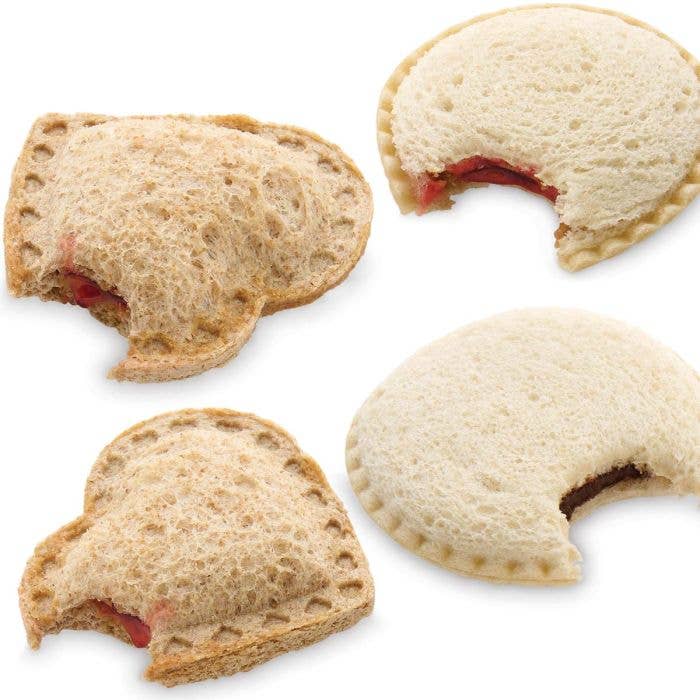 Pocket Sandwich Makers, Heart & Circle Set Of 2