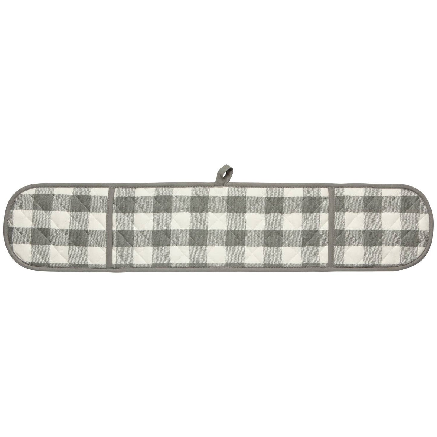 London Gray Check Double Oven Mitt - Now Designs by Danica