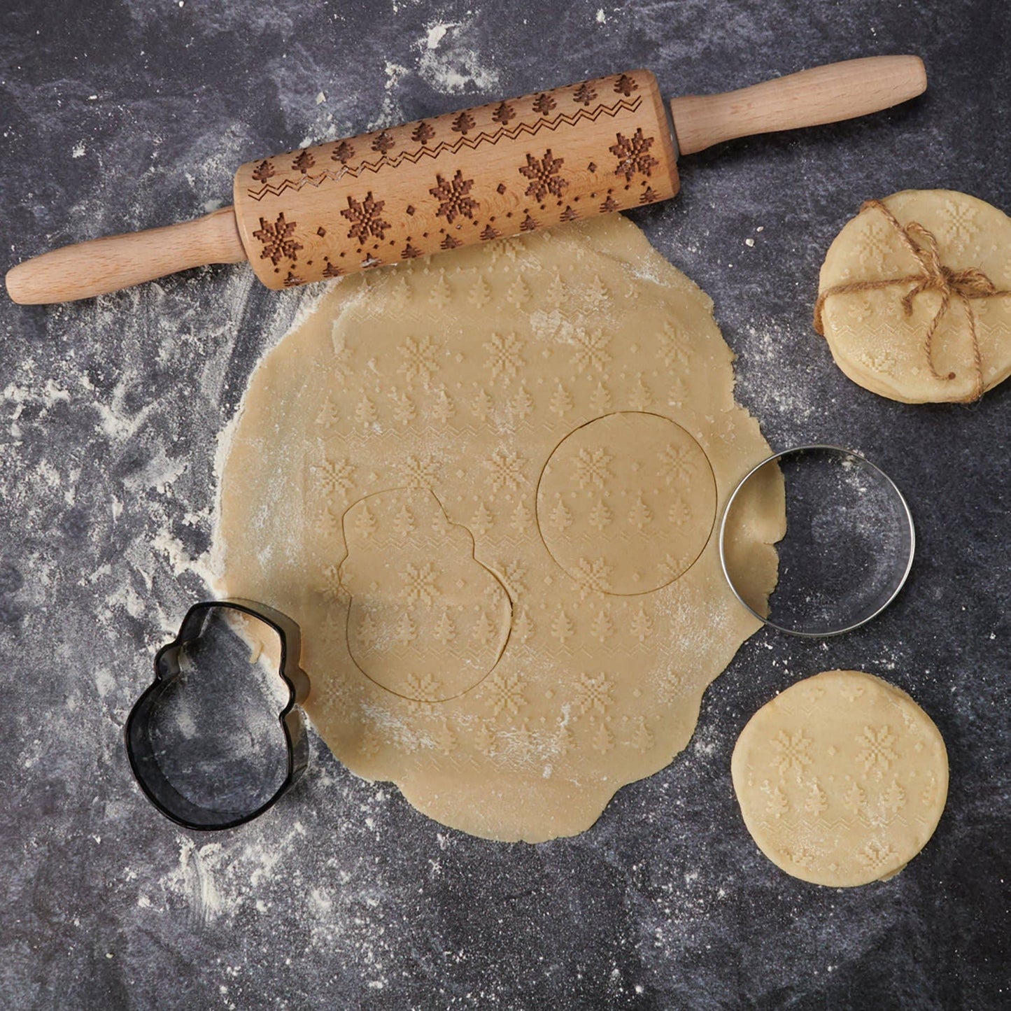 Christmas Small Rolling Pin - Primitives by Kathy