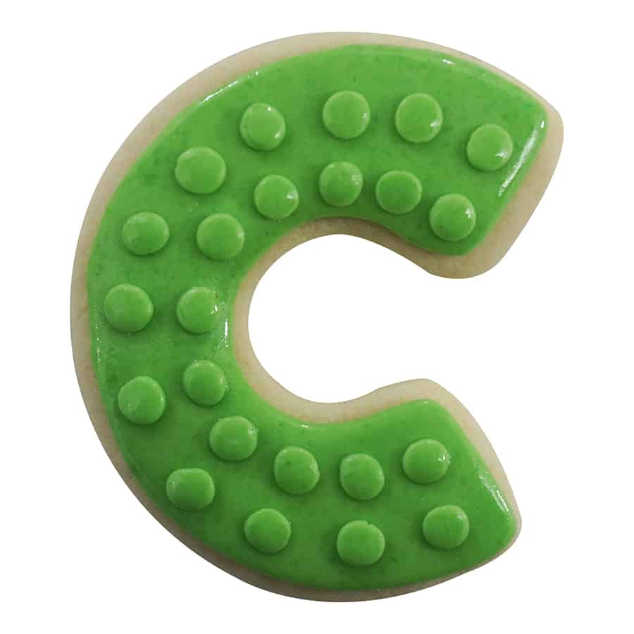 Letter C Cookie Cutter, 3"- R&M