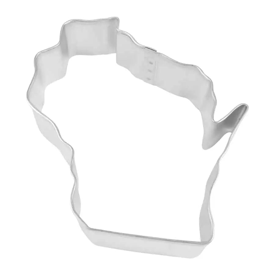 Wisconsin State Cookie Cutter, 4"- R&M