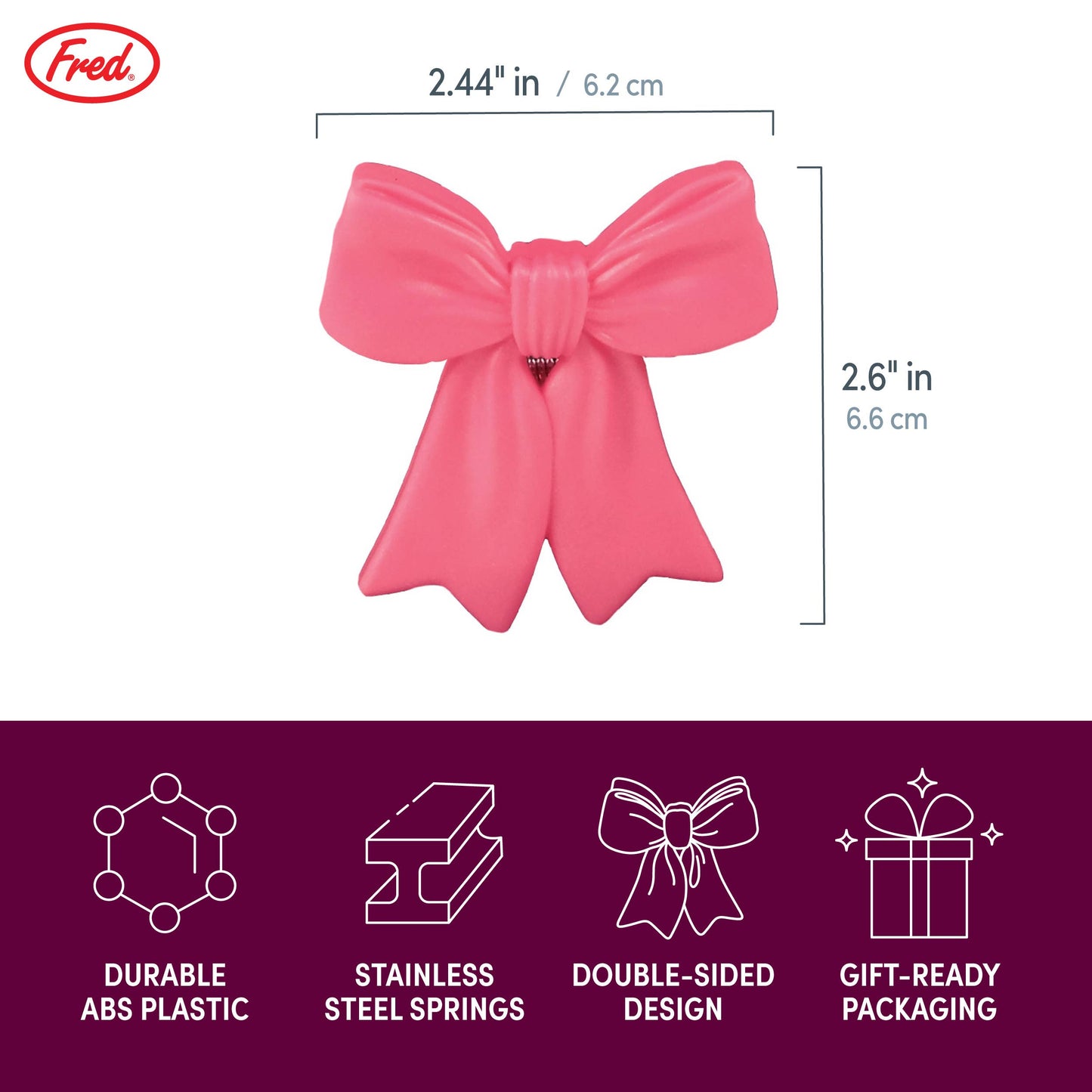 Coquette Clips - Bow Bag Clips - Set of 4