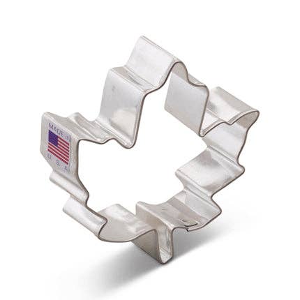 Maple Leaf Cookie Cutter, 3 1/8" - Ann Clark