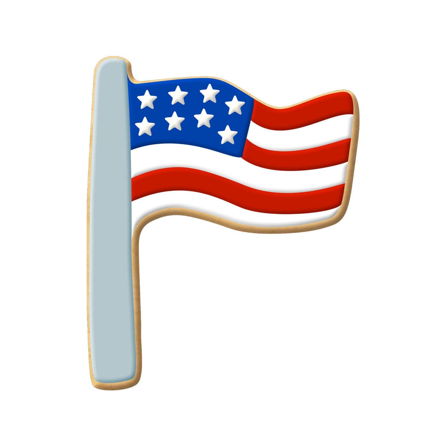 Mini Flag Cookie Cutter (1.25 ")