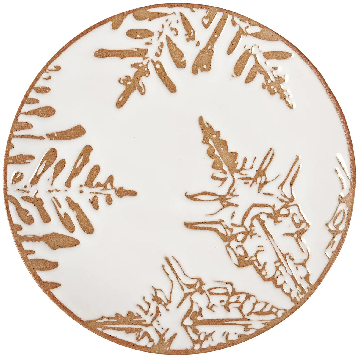 Snowflake Dessert Plate- Primitives by Kathy