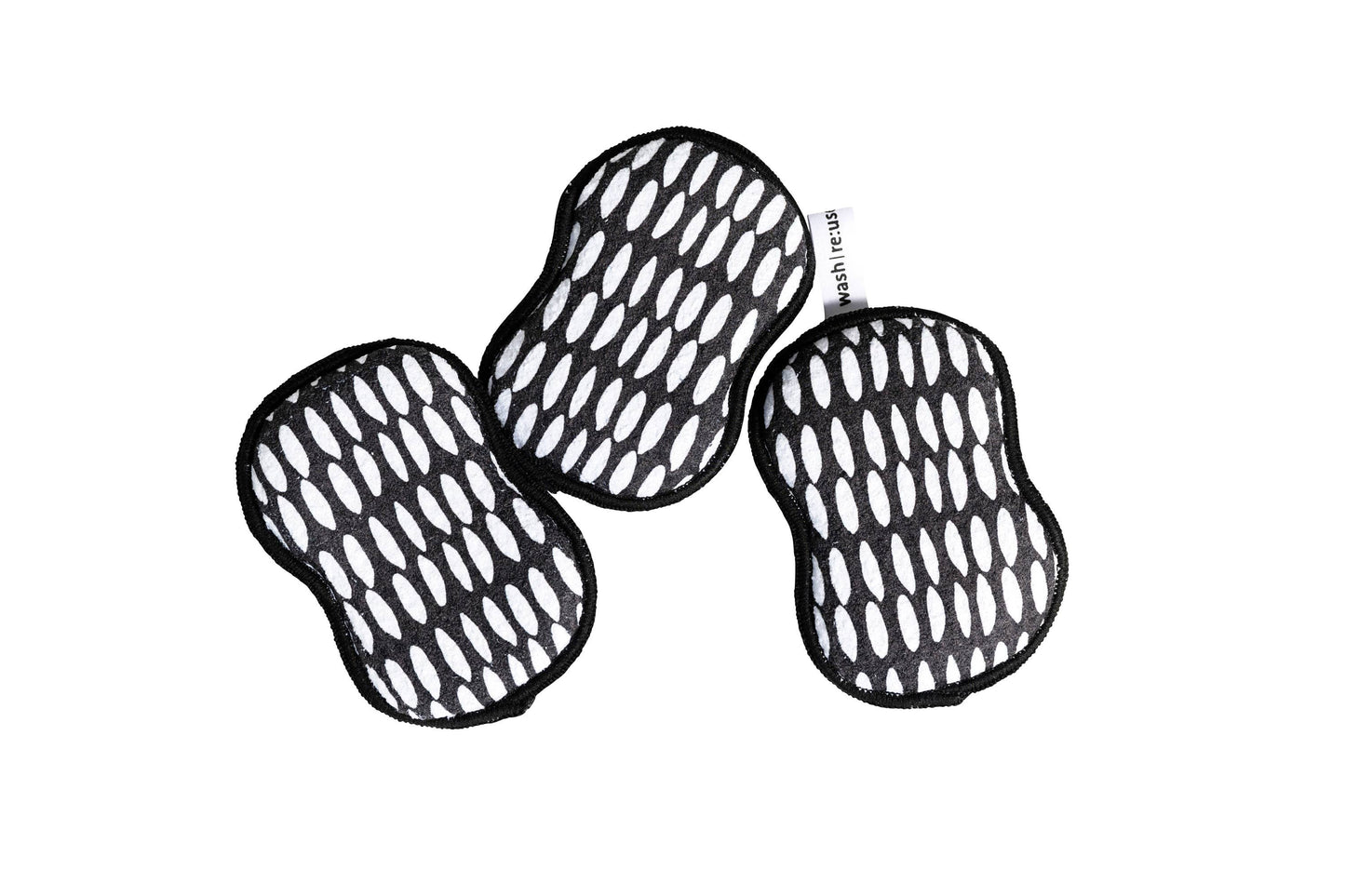 Beans in Black - RE:Usable Sponge Set of 3 - Once Again Home Co.