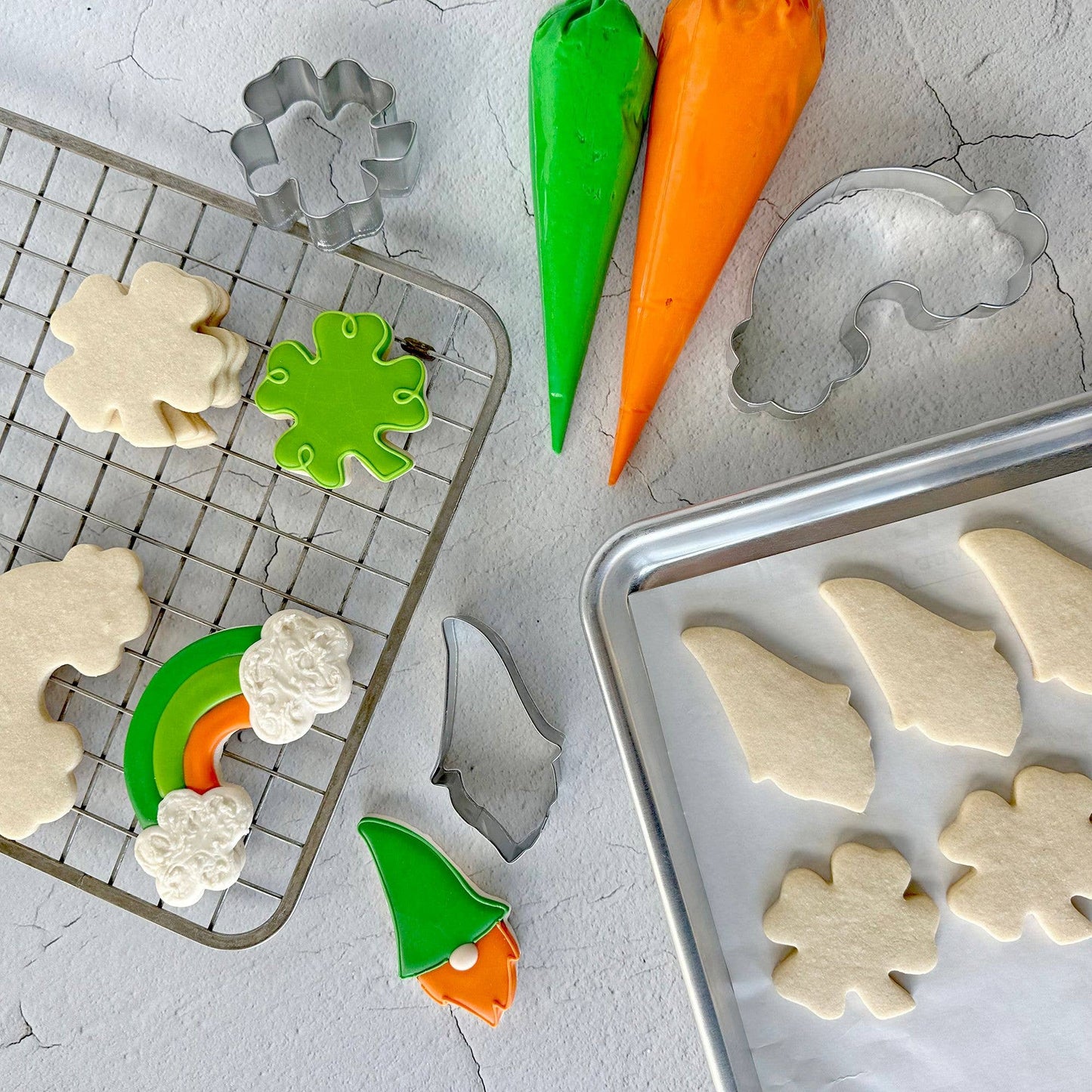 St Patrick's Day 3 PC Cookie Cutter Set - R&M