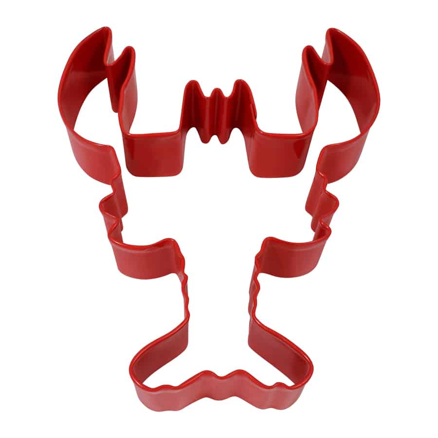 Lobster Cookie Cutter, Red Polyresin, 5"- R&M