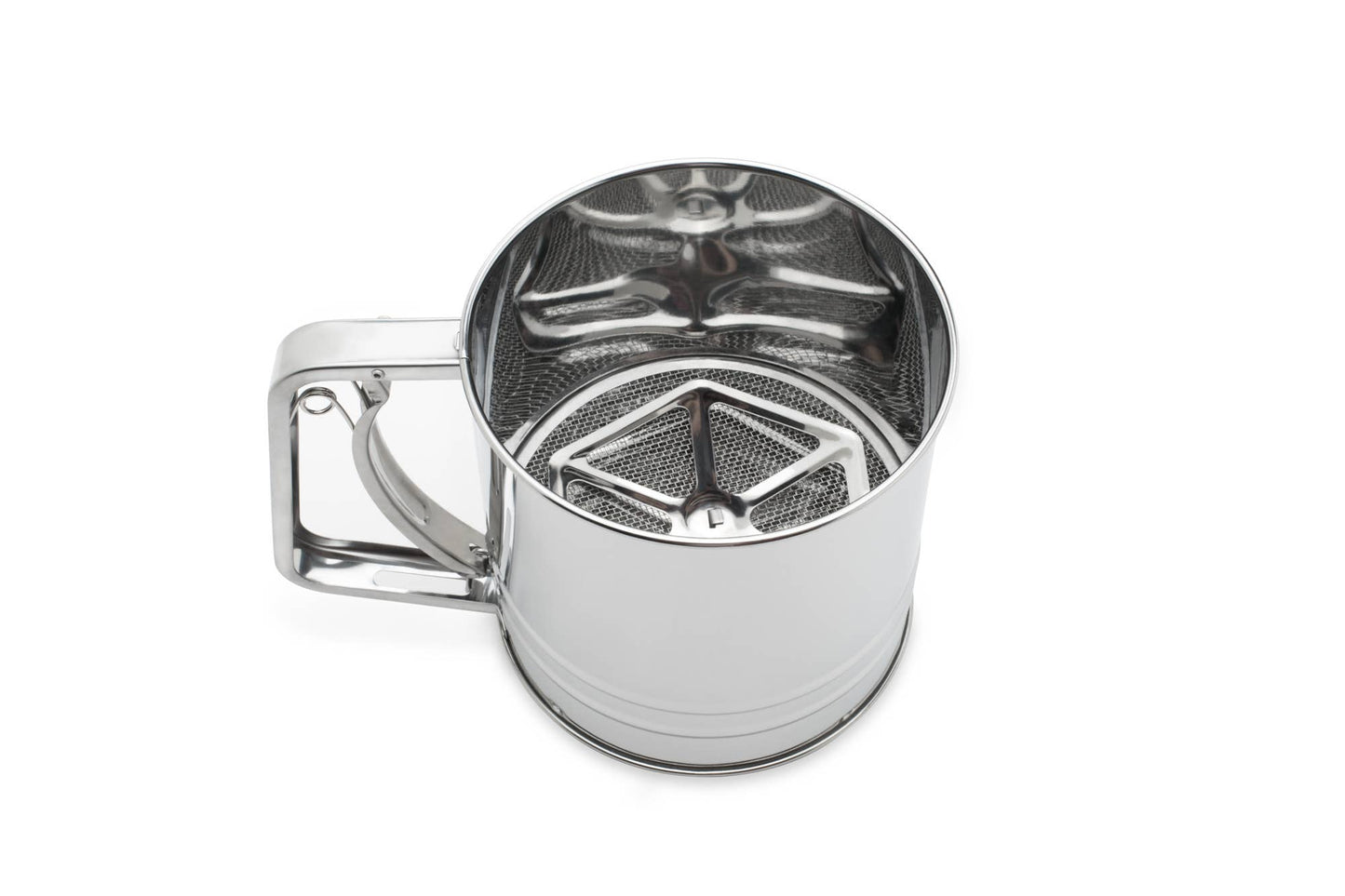 4 Cup Flour Sifter, 5" x 7.25" x 5.25" - Fox Run