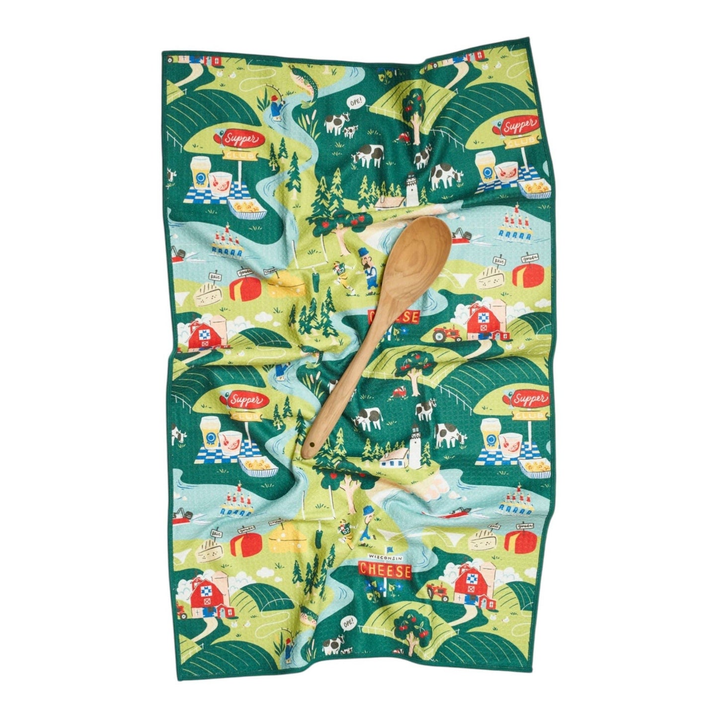 Signature Collection Wisconsin Anywhere Towel Reversible - Once Again Home Co.