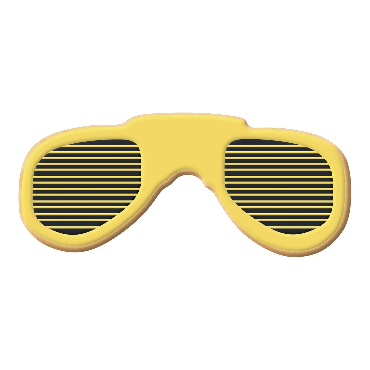 Aviator Sunglasses Cookie Cutter (3 7/8")