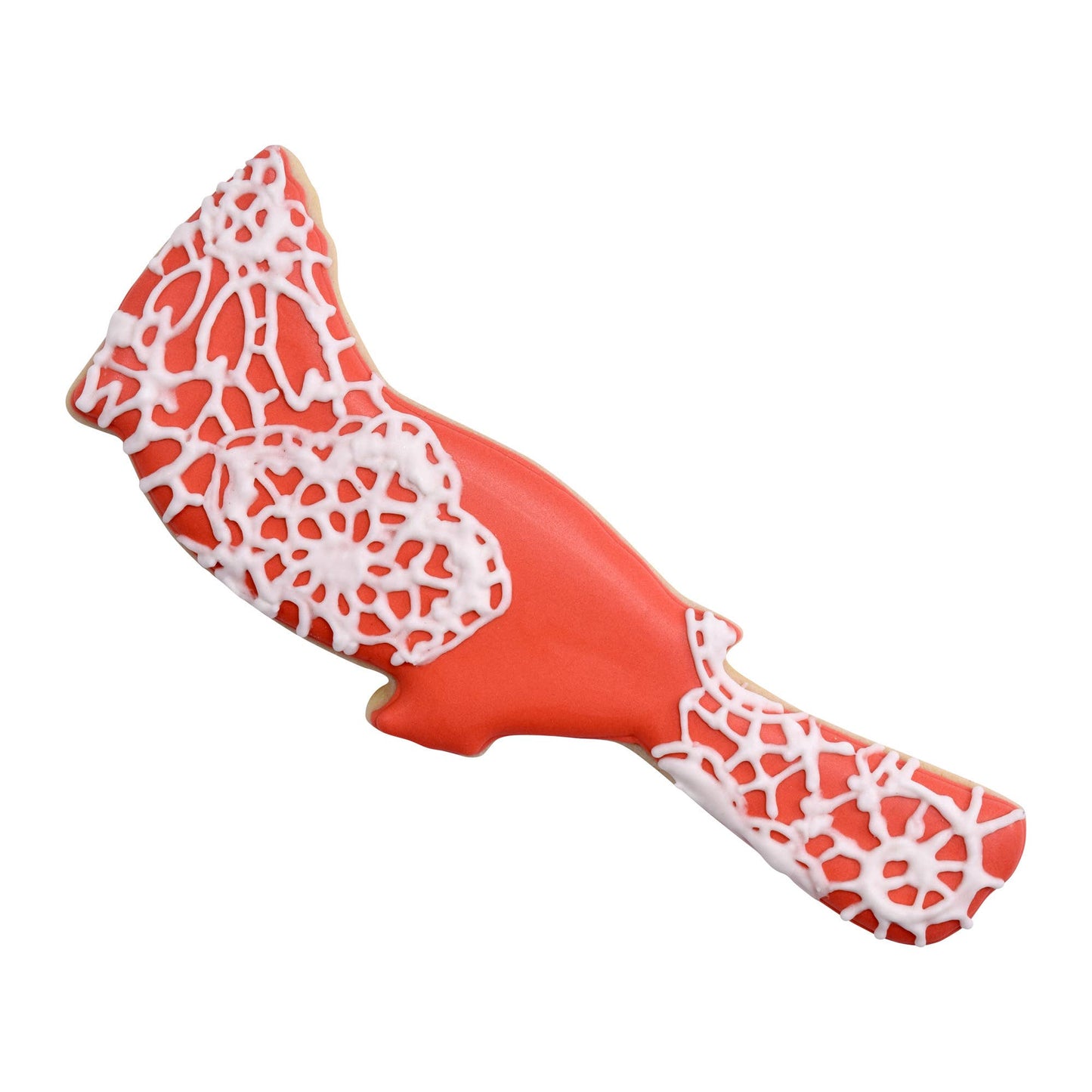 Cardinal Cookie Cutter, Red Polyresin, 4.5"- R&M