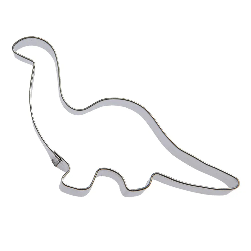 Mini Brontosaurus Cookie Cutter, 1.5"x 3.5"