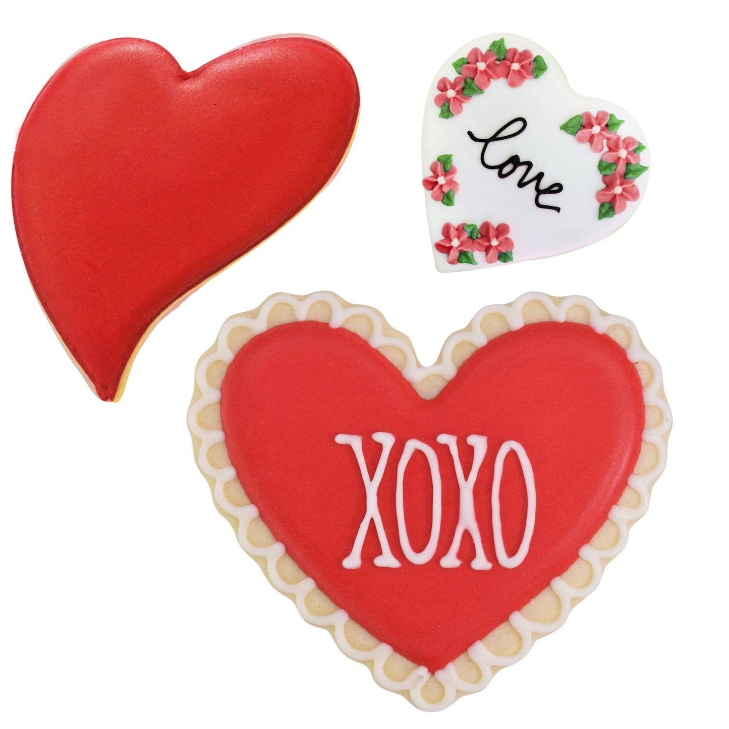 Love 3 PC Color Cookie Cutter Carded Set - R&M International