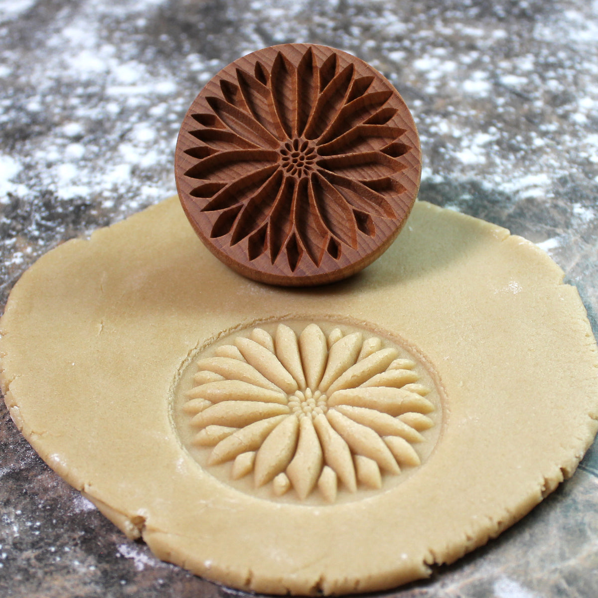 Sunflower Cookie Stamp - Fun Food Tools